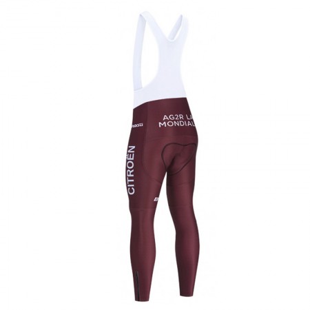 Fietsbroek Lang met Bretels 2021 AG2R Citroen Team N001